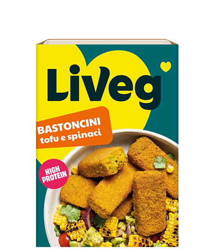 Bastoncini Panati di Tofu con spinaci