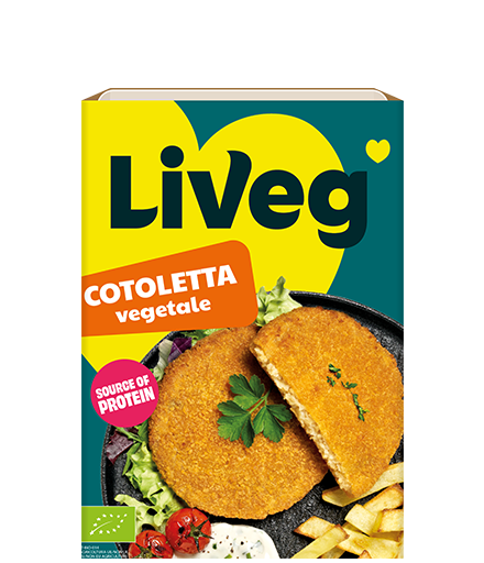 Tofu and seitan cutlet